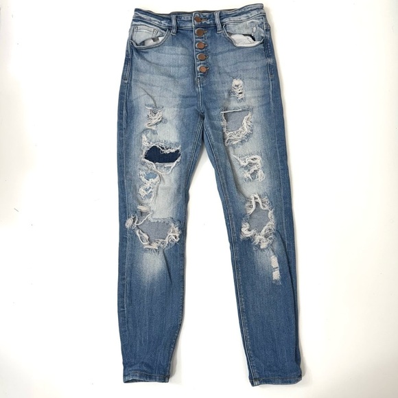 Kancan Signature Kurvy Ultra High Rise Ankle Skinny Size 28 - Picture 1 of 10